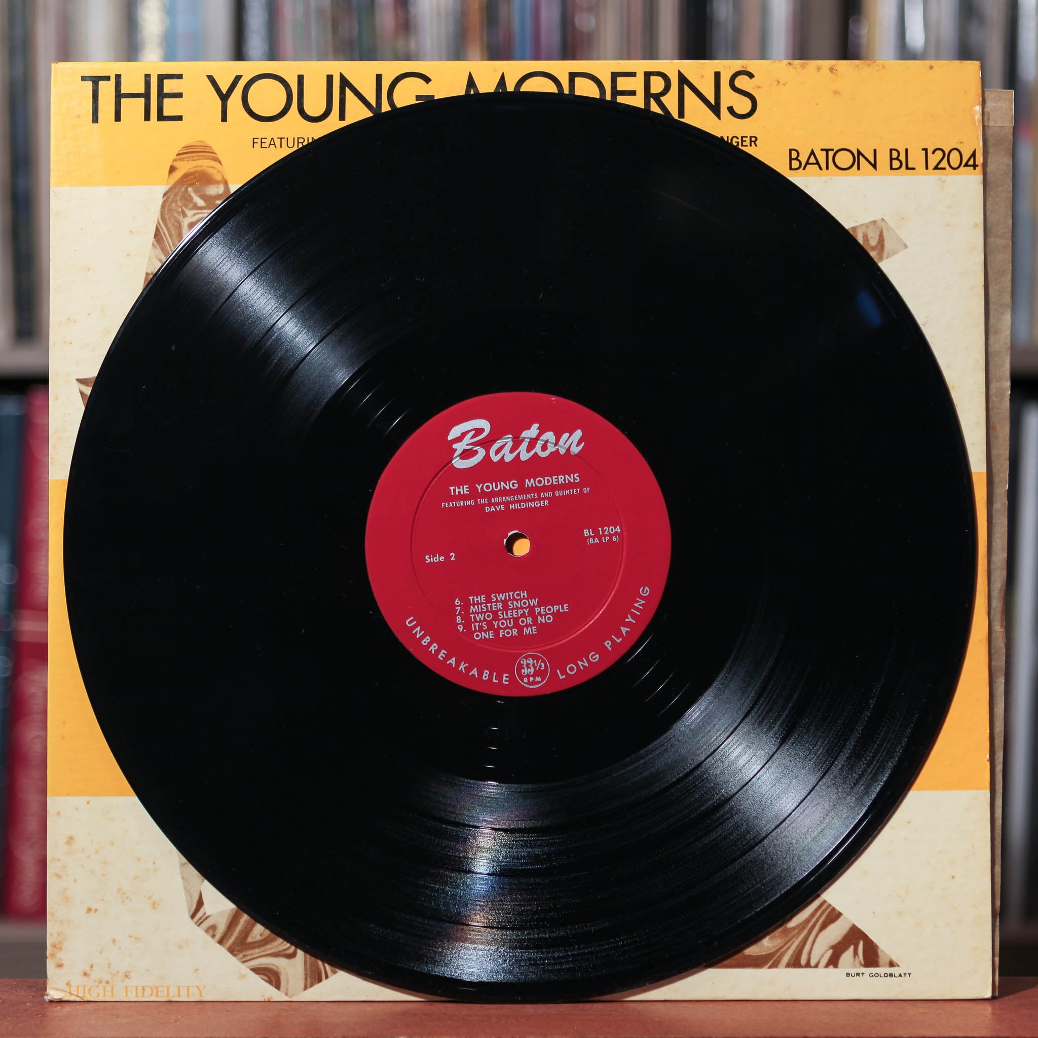 Dave Hildinger - The Young Moderns - 1956 Baton Records, VG+/VG+