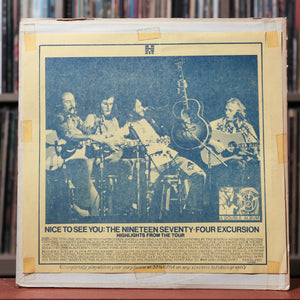 Crosby Stills Nash & Young- Nice to See You - 2 LP - 1970's Private Pressing, G+/VG
