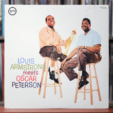 Load image into Gallery viewer, Louis Armstrong &amp; Oscar Peterson - Louis Armstrong Meets Oscar Peterson - Japanese Import - 1981 Verve, EX/NM
