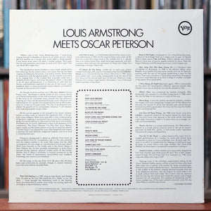 Louis Armstrong & Oscar Peterson - Louis Armstrong Meets Oscar Peterson - Japanese Import - 1981 Verve, EX/NM