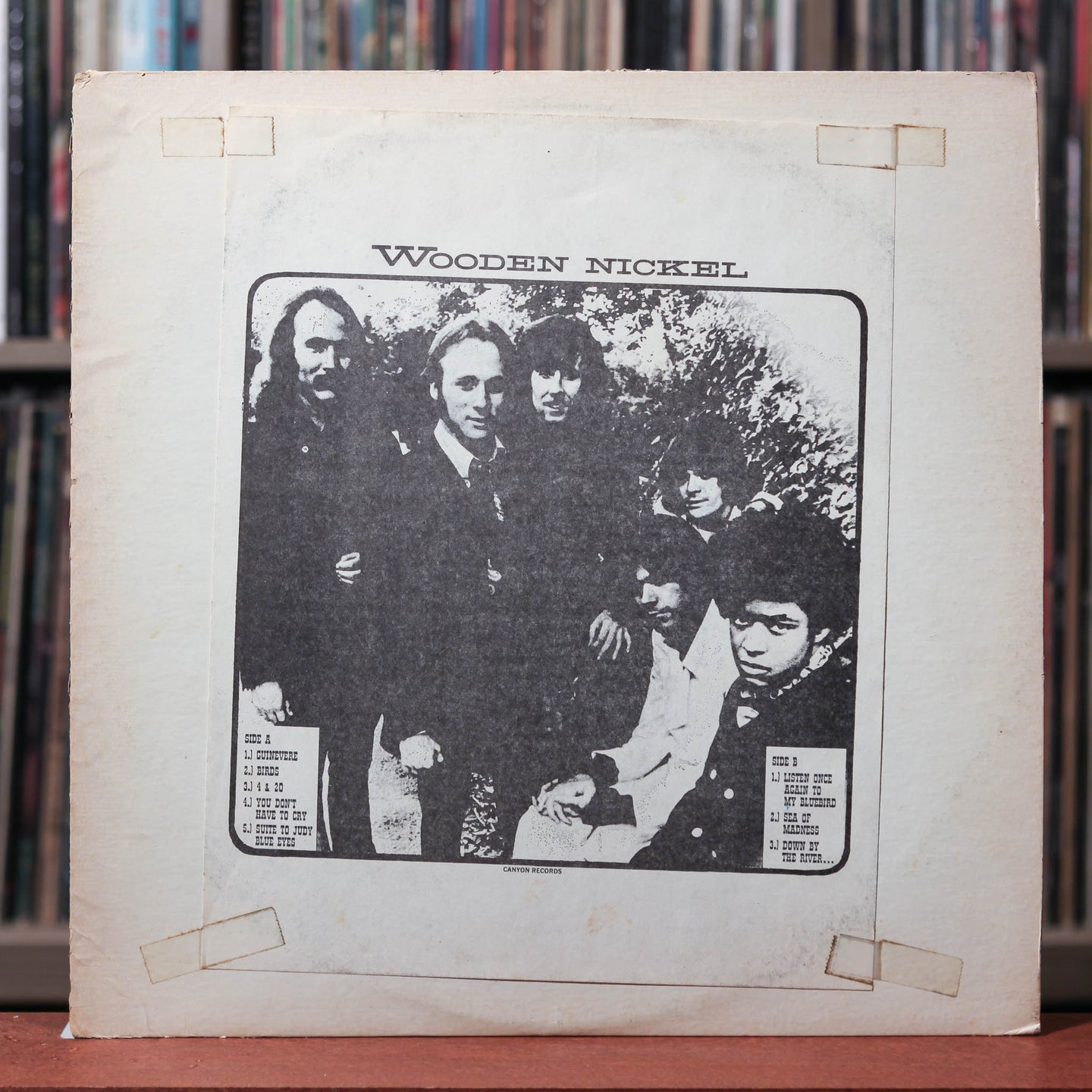 Crosby Stills Nash & Young - Wooden Nickel - 1970's Private Press, VG/VG