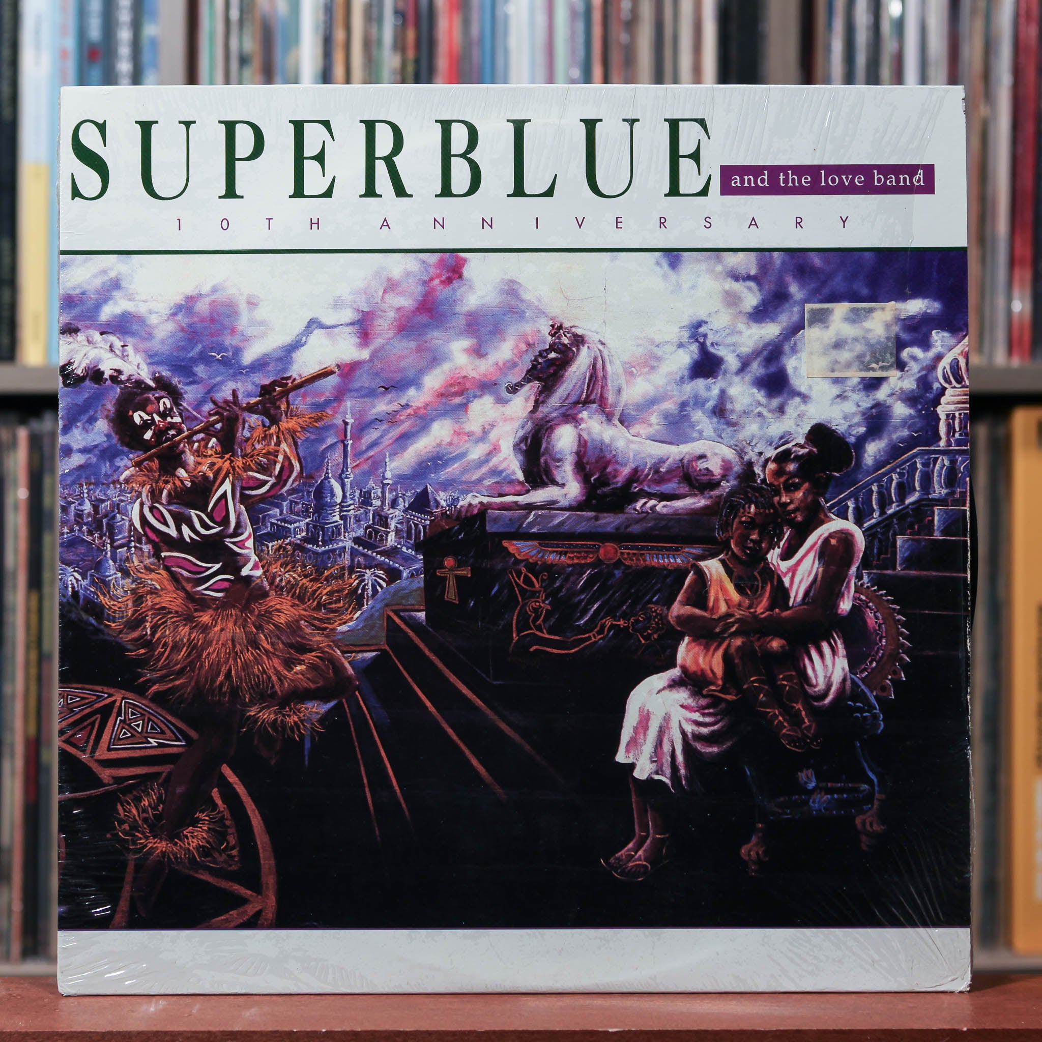 Super Blue - 10th Anniversary - IN SHRINK 1990 Charlie's Records, VG+/