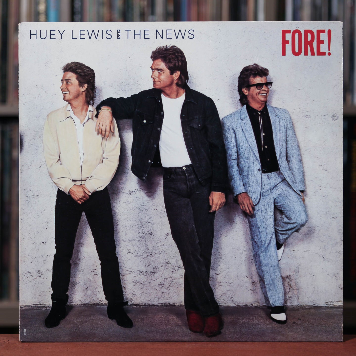 Huey Lewis And The News - Fore! - 1986 Chrysalis, EX/EX