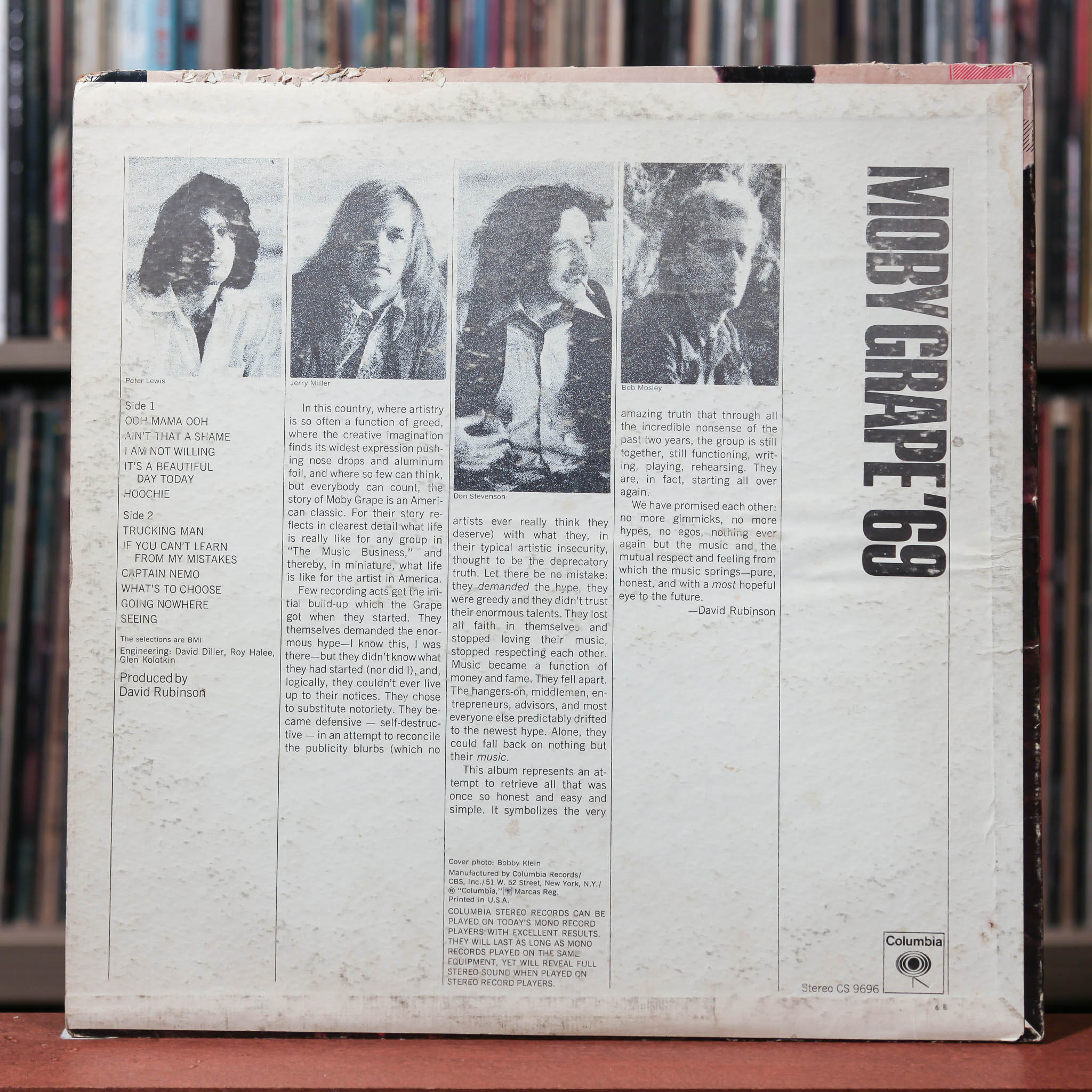 Moby Grape - Moby Grape '69 - 1969 Columbia, VG/VG