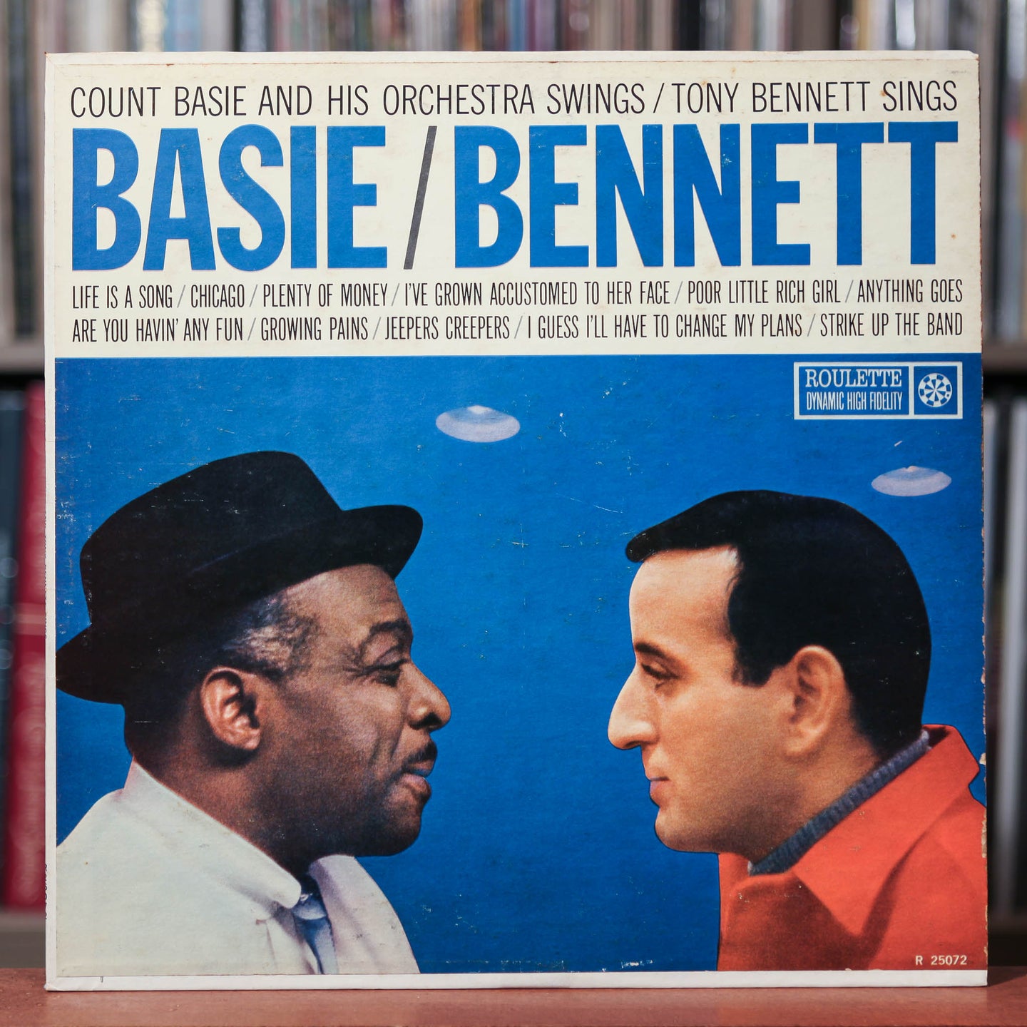 Basie / Bennett - Count Basie Swings / Tony Bennett Sings - 1959 Roulette, VG+/VG+
