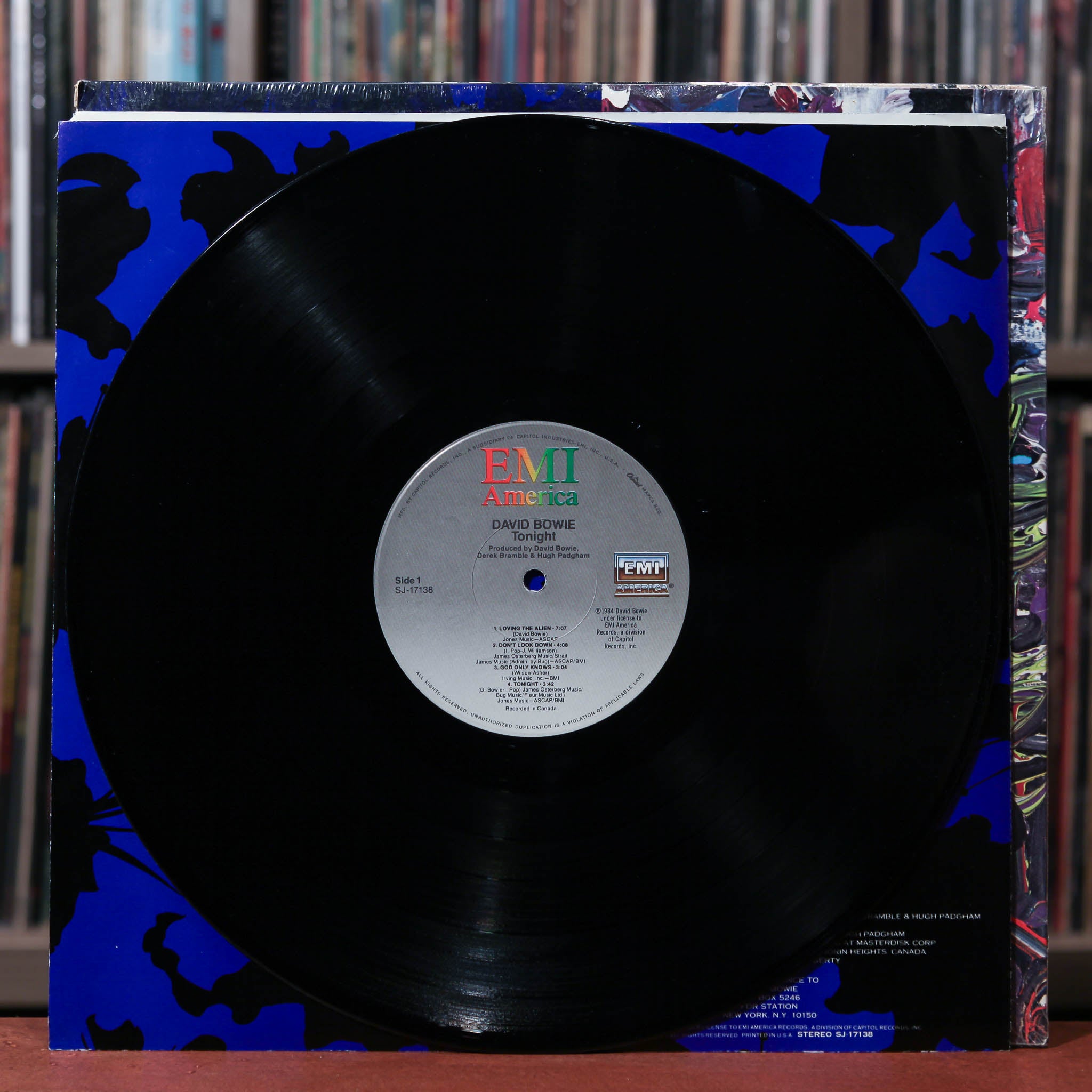 David Bowie - Tonight - 1984 EMI America, EX/VG+