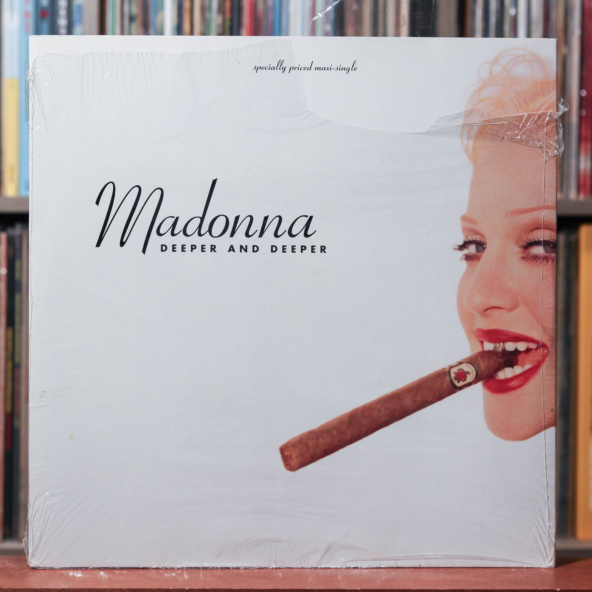 Madonna - Deeper And Deeper - IN SHRINK 1992 Maverick, VG+/VG+