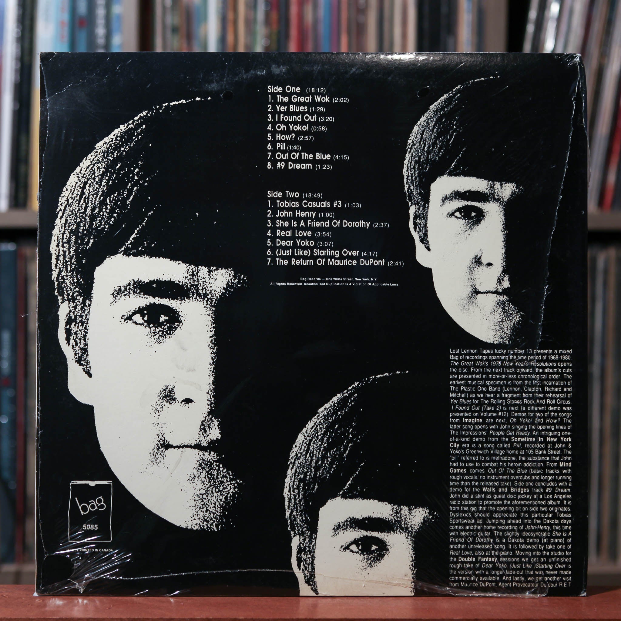 John Lennon - The Lost Lennon Tapes Volume Thirteen - 1989 Bag Records