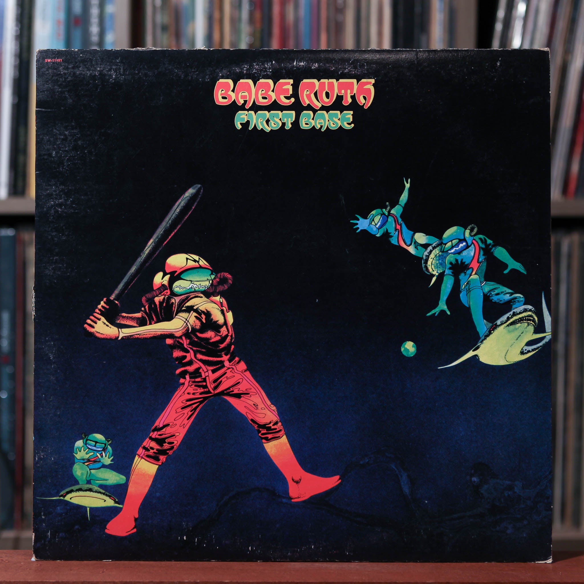 Babe Ruth - First Base - CANADIAN import 1972 Harvest, VG/VG+