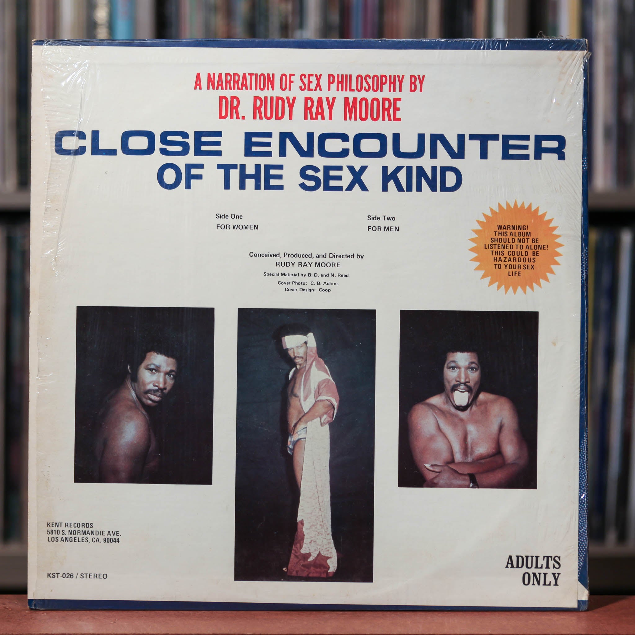 Rudy Ray Moore - Close Encounter Of The Sex Kind - 1978 Kent, VG+/VG+