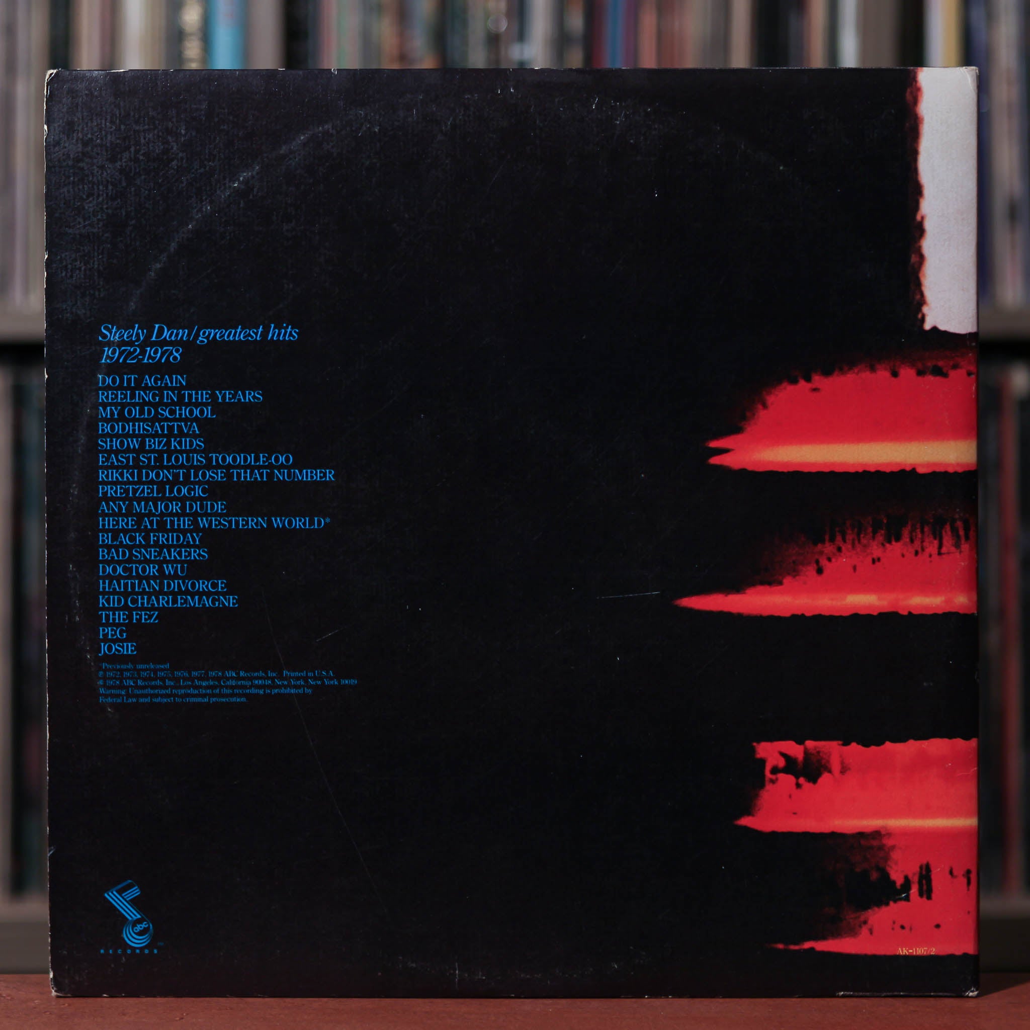 Steely Dan - Greatest Hits - 2LP - 1978 ABC, VG+/VG