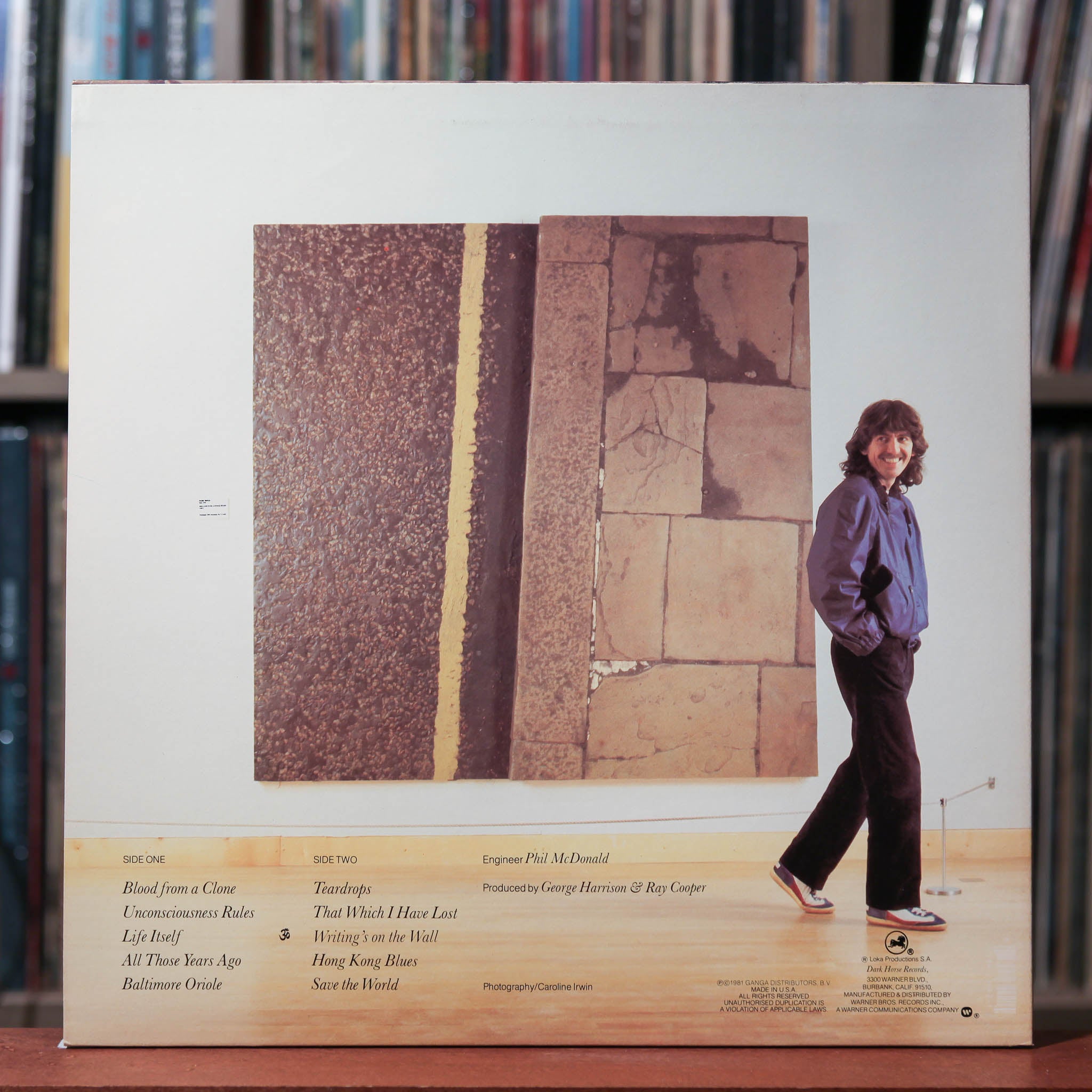 George Harrison - Somewhere In England - 1981 Dark Horse Records, EX/E