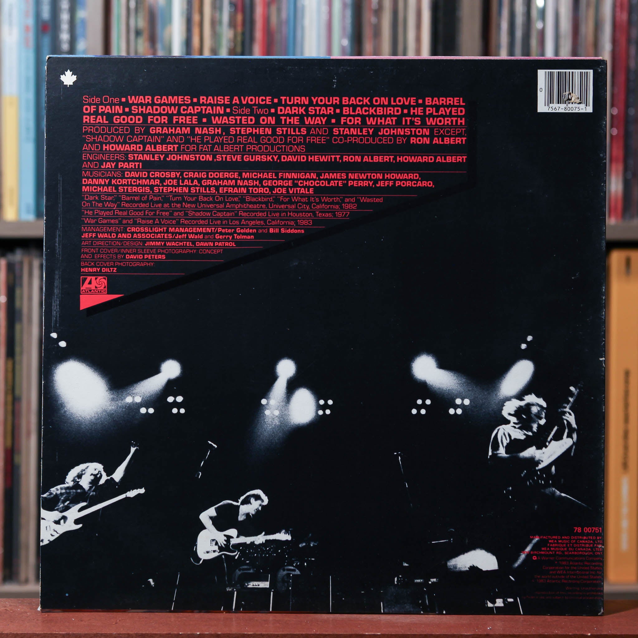 Crosby, Stills & Nash - Allies - 1983 Atlantic, VG+/VG+