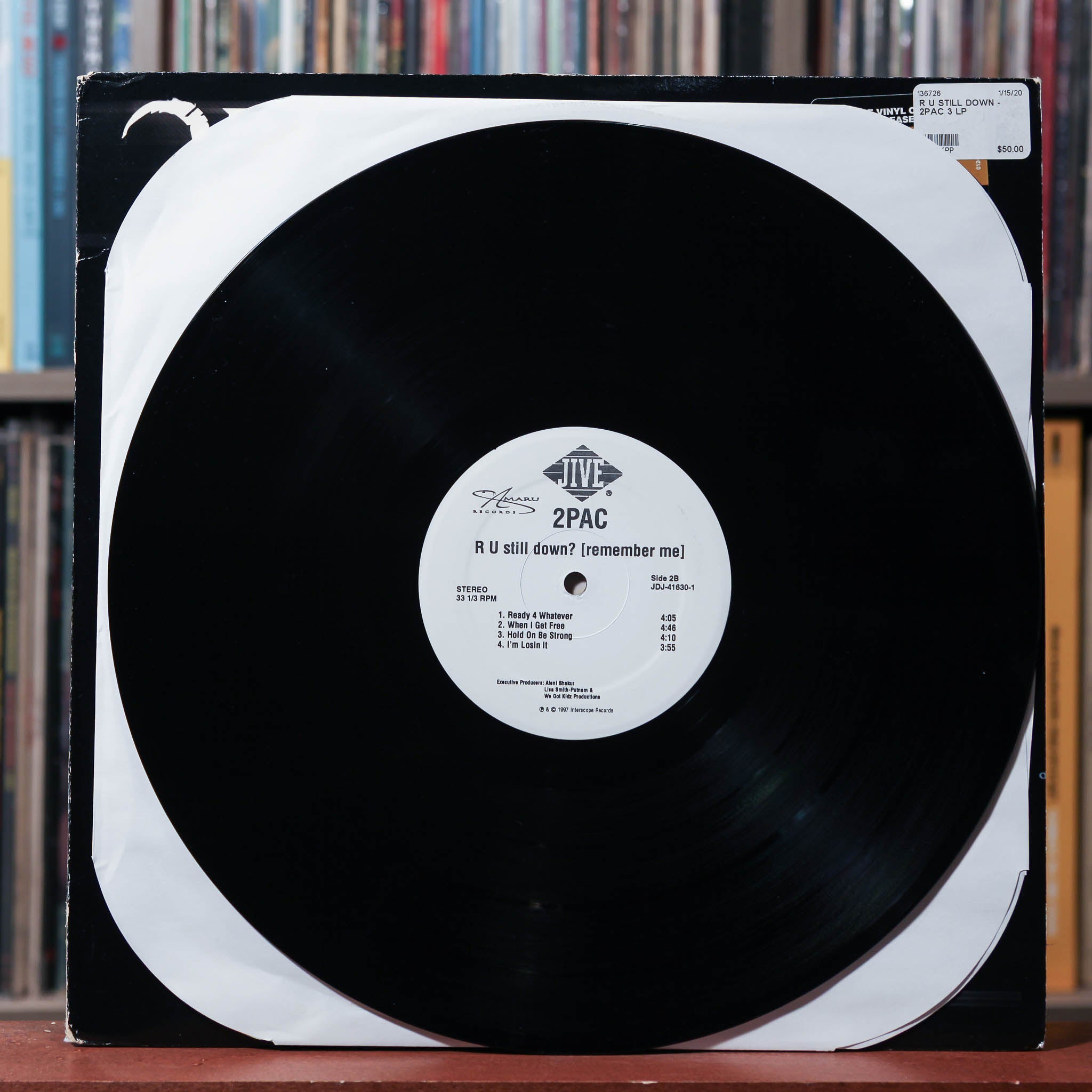 2Pac - R U Still Down? [Remember Me] - 3LP PROMO 1997 Jive, VG/VG