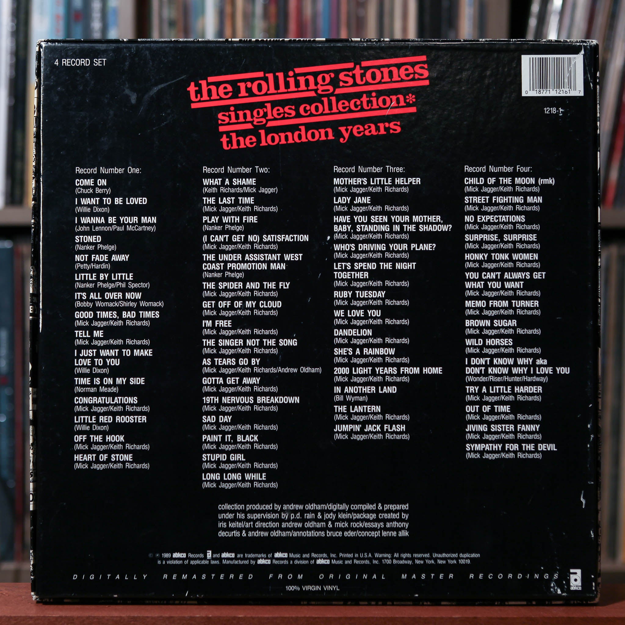 The Rolling Stones - Singles Collection - The London Years - 4LP BOX W