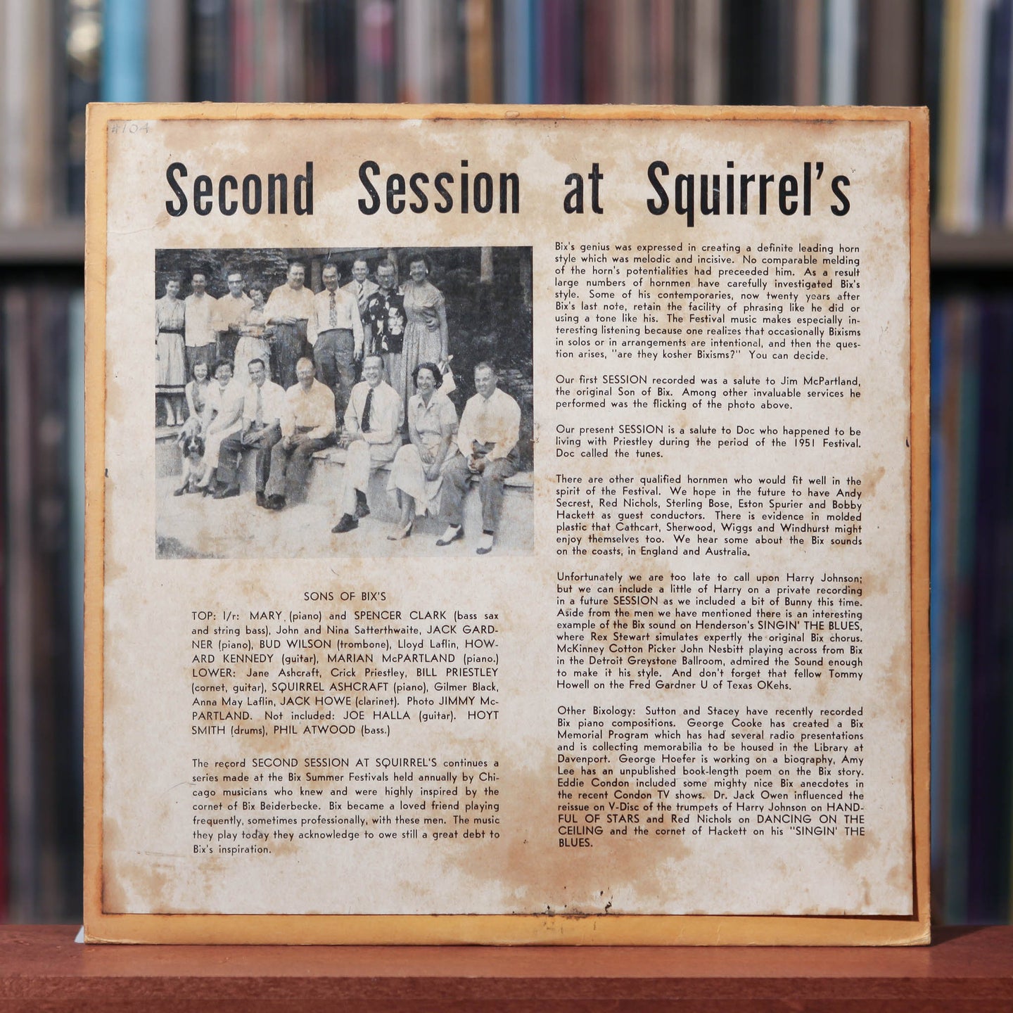 Sons Of Bix's - Second Session At Squirrel's - 10