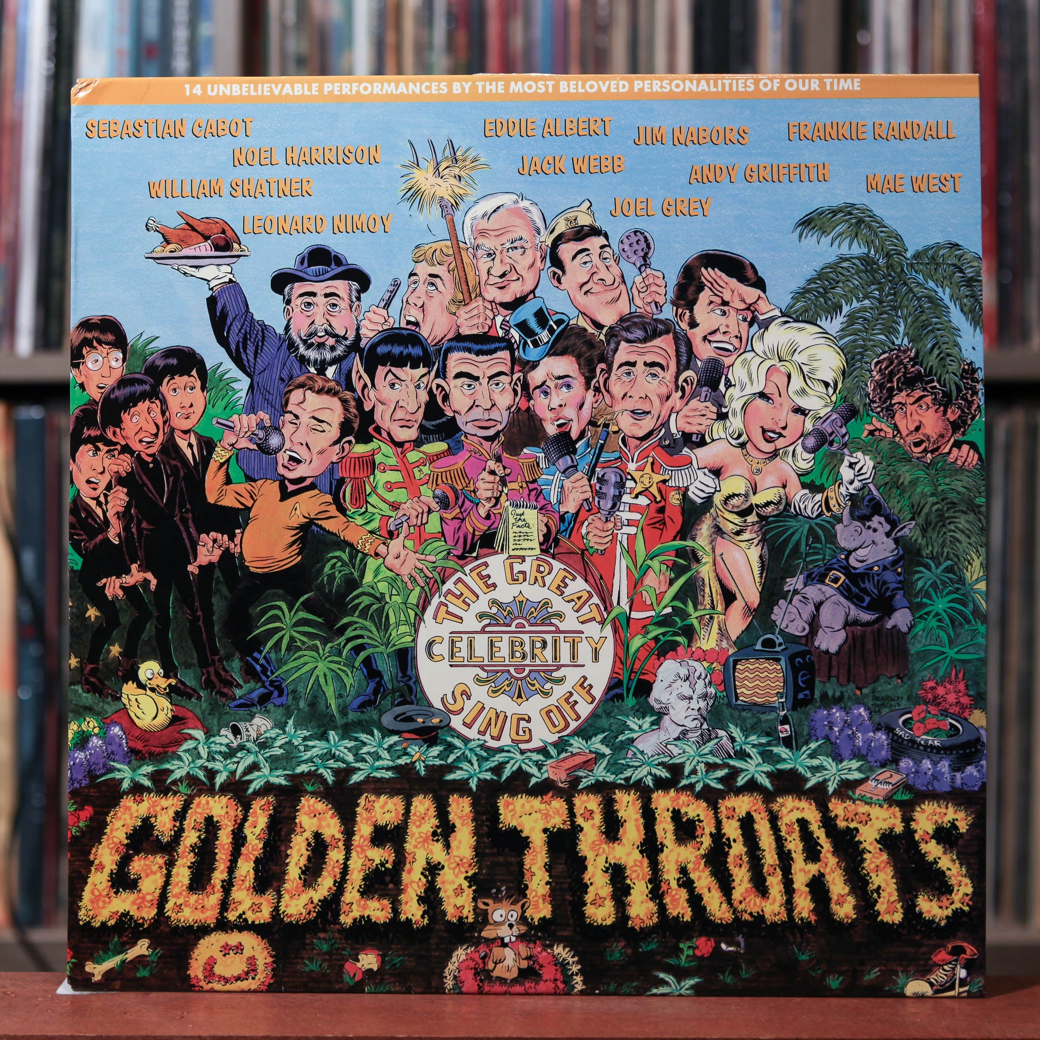 Various - Golden Throats: The Great Celebrity Sing-Off! - 1988 Rhino R