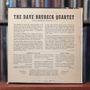 Dave Brubeck Quartet - Self-Titled - 10" LP - 1952 Fantasy, VG/VG