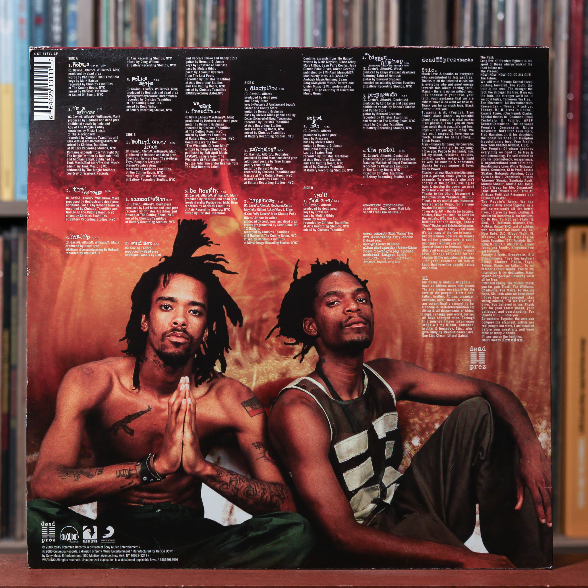 dead prez let's get free 2LP 二枚組レコード dead prez - Let's Get Free (Vinyl LP)