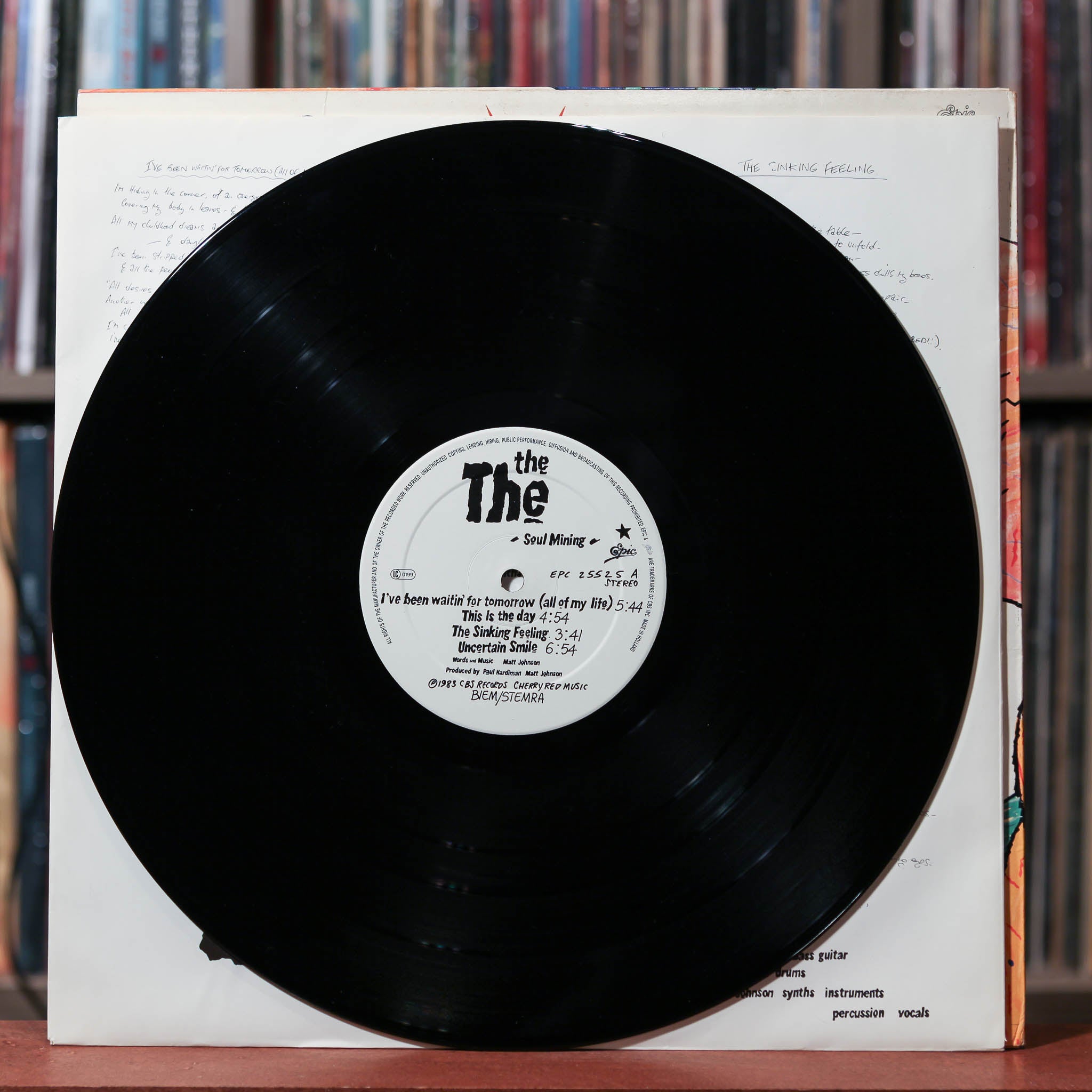 The The - Soul Mining - EUROPEAN 1983 Epic, VG+/EX