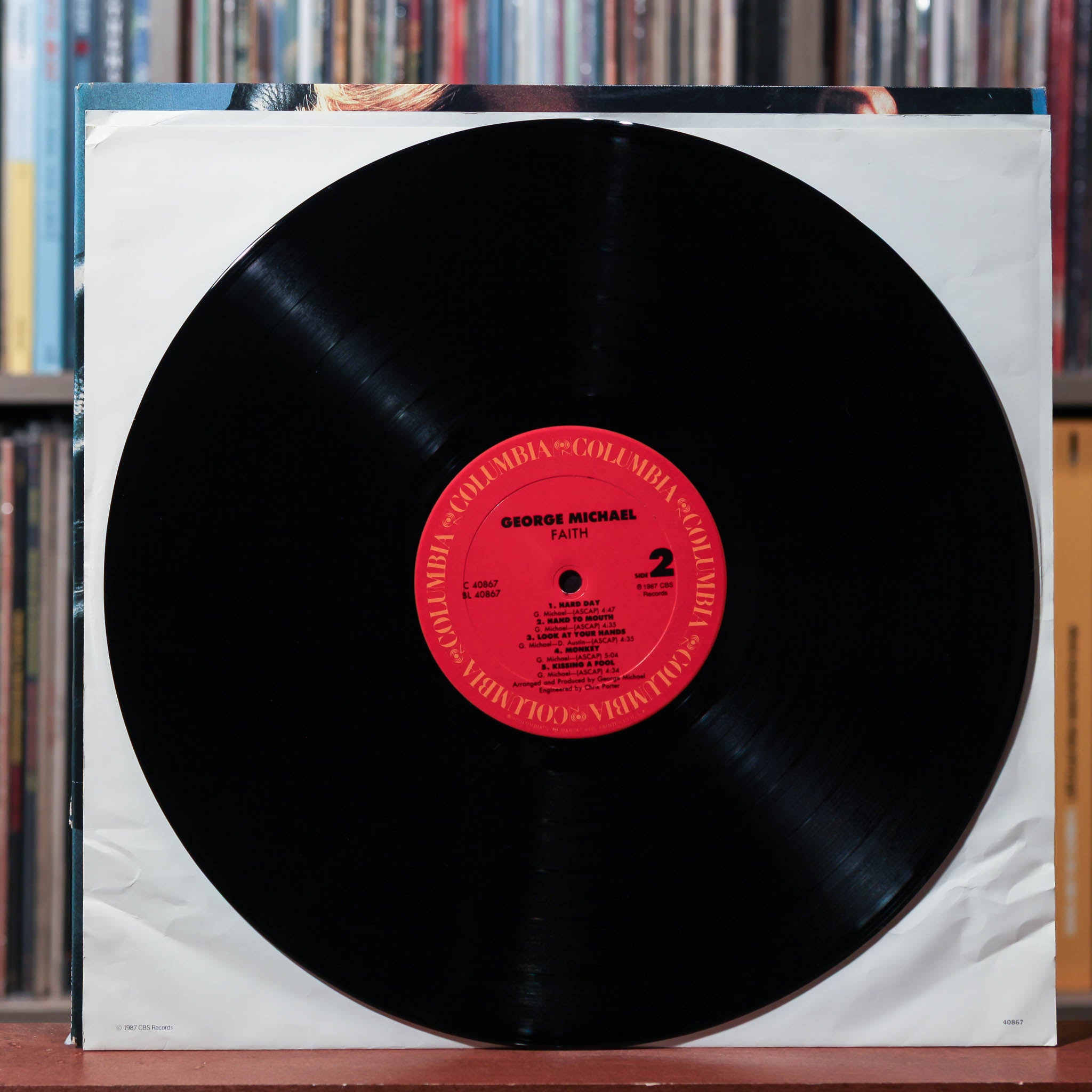 George Michael - Faith - W/ INSERT 1987 Columbia, VG+/EX