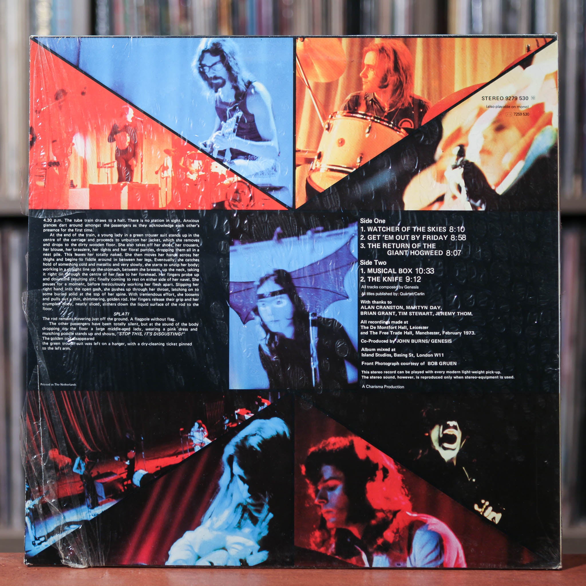 Genesis - Live - Dutch Import - 1973 Charisma, VG+/VG+ w/Shrink