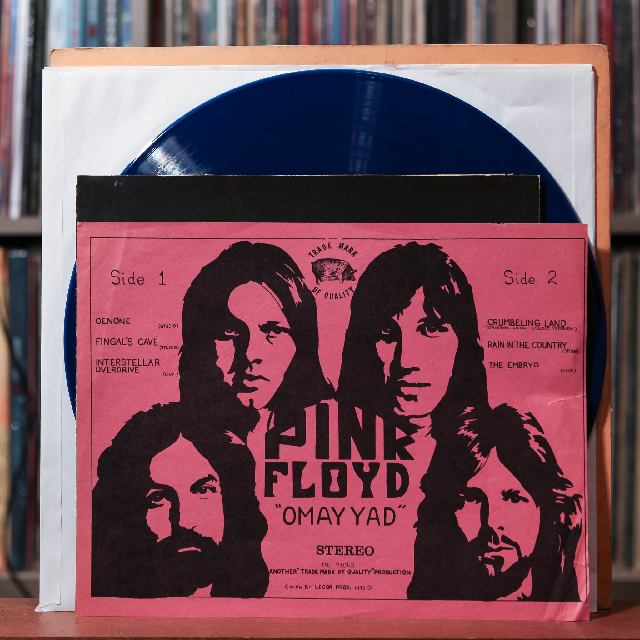 Pink Floyd - Omayyad - RARE BLUE VINYL 1972 Trade Mark Of
