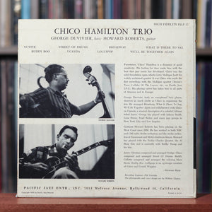 Chico Hamilton Trio - Self-Titled - 10" LP - 1955 Pacific Jazz, VG+/VG