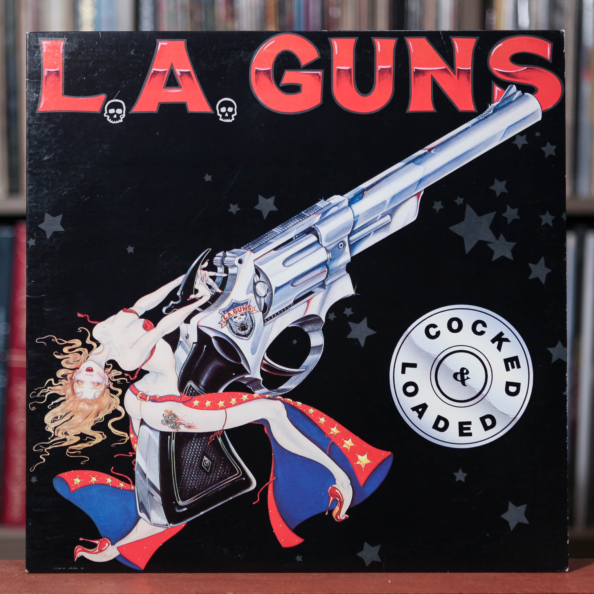 L.A. Guns - Cocked & Loaded - 1989 Vertigo, EX/VG+