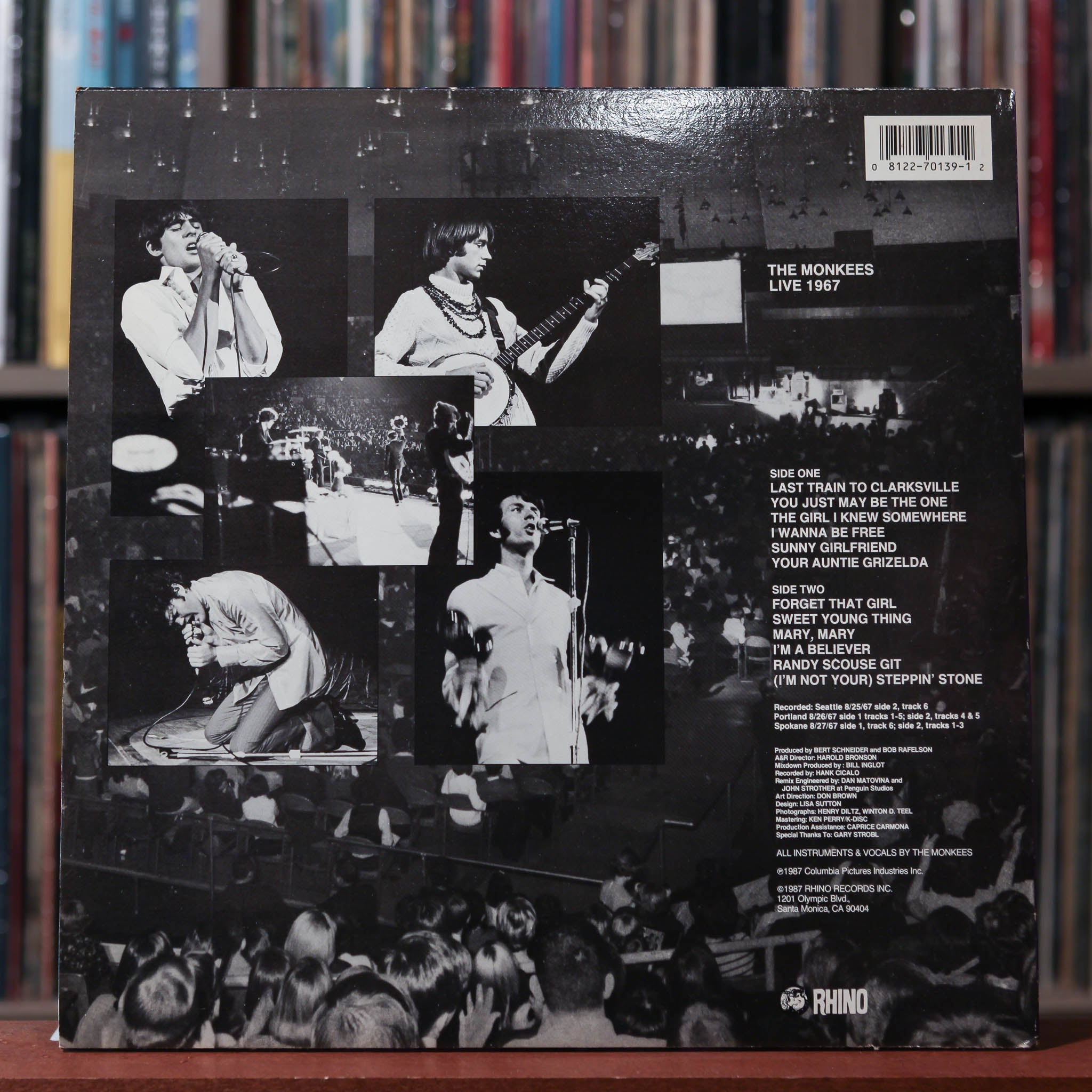 The Monkees - Live 1967 - 1987 Rhino Records, VG/NM