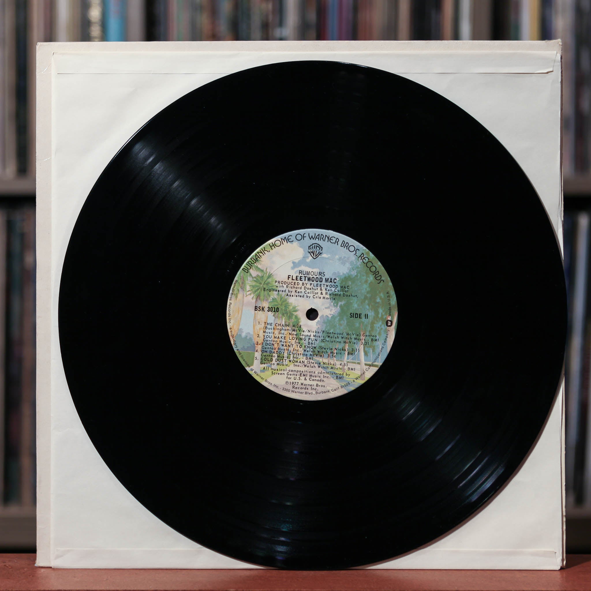 Fleetwood Mac – Rumours Dutch white vinyl LP
