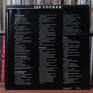 Joe Cocker - I Can Stand A Little Rain - 1974 A&M, EX/VG+