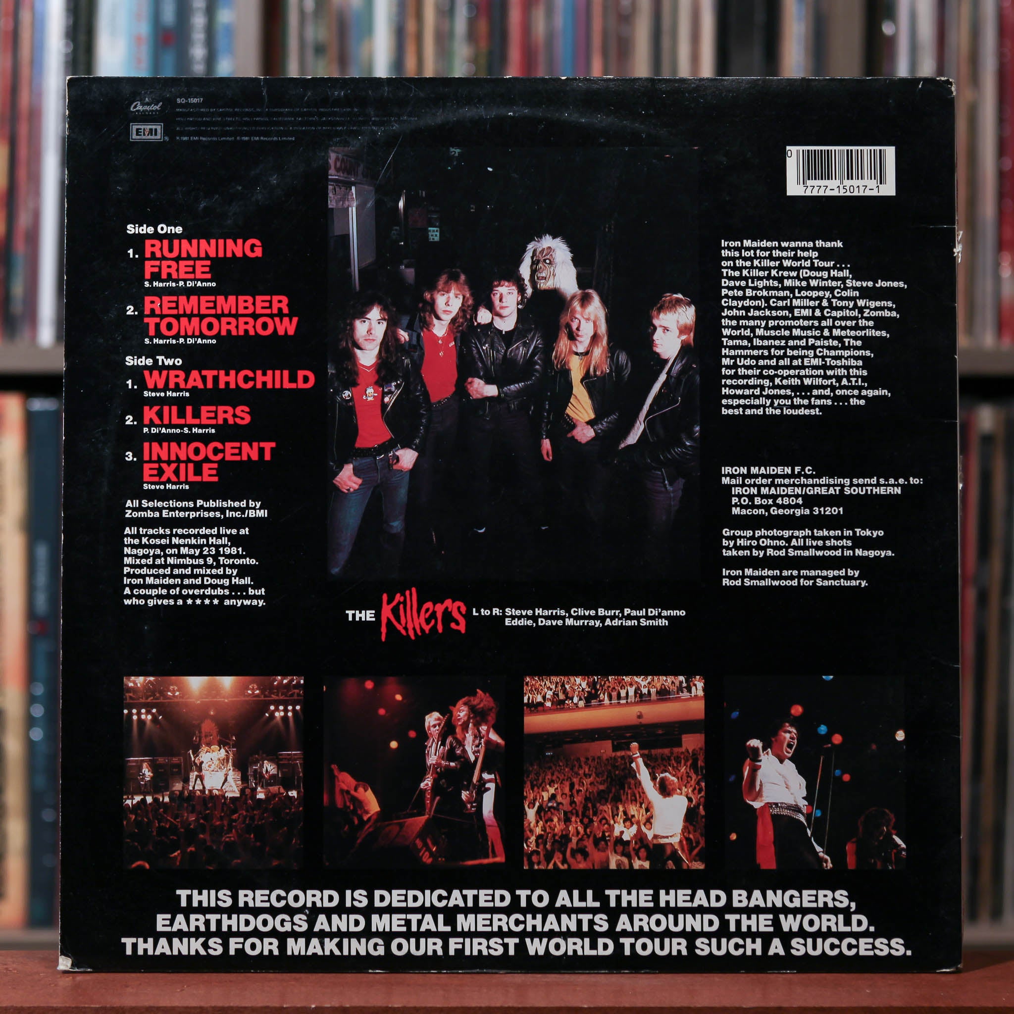 Iron Maiden - Maiden Japan - 1984 Capitol Records, VG/VG+