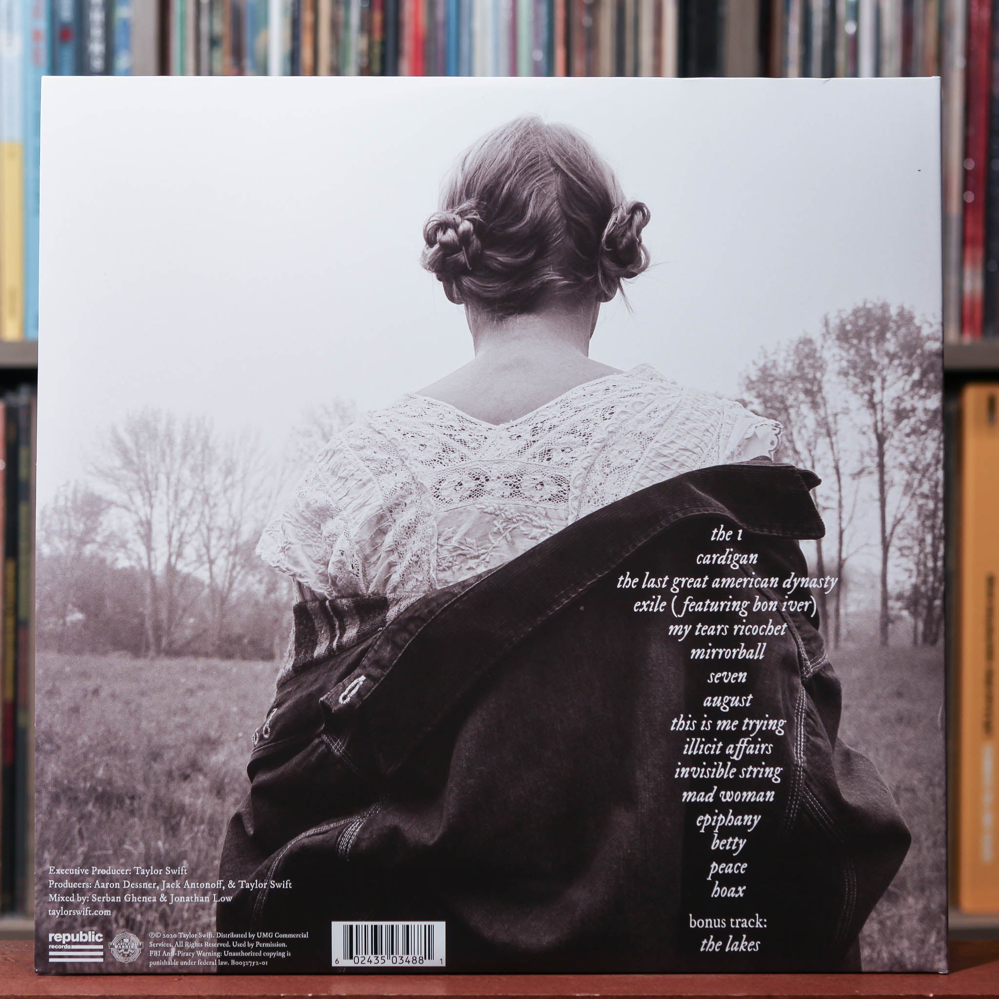 Taylor Swift - Folklore - 2LP BROWN VINYL 2020 Republic Records, NM/NM