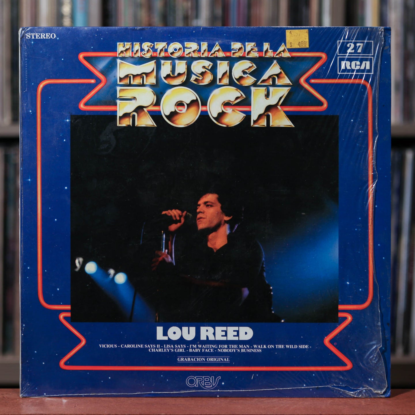 Lou Reed - Self Titled - 1982 RCA, EX/VG+ w/SHRINK