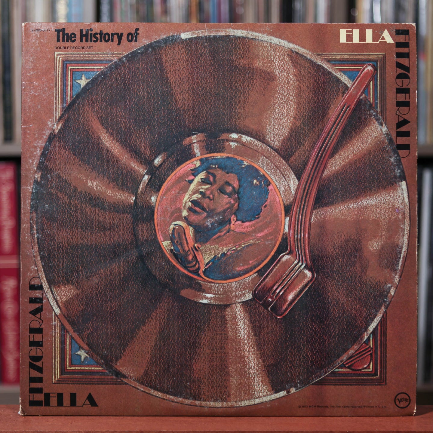Ella Fitzgerald - The History Of Ella Fitzgerald - 2LP - 1973 Verve, VG+/VG+