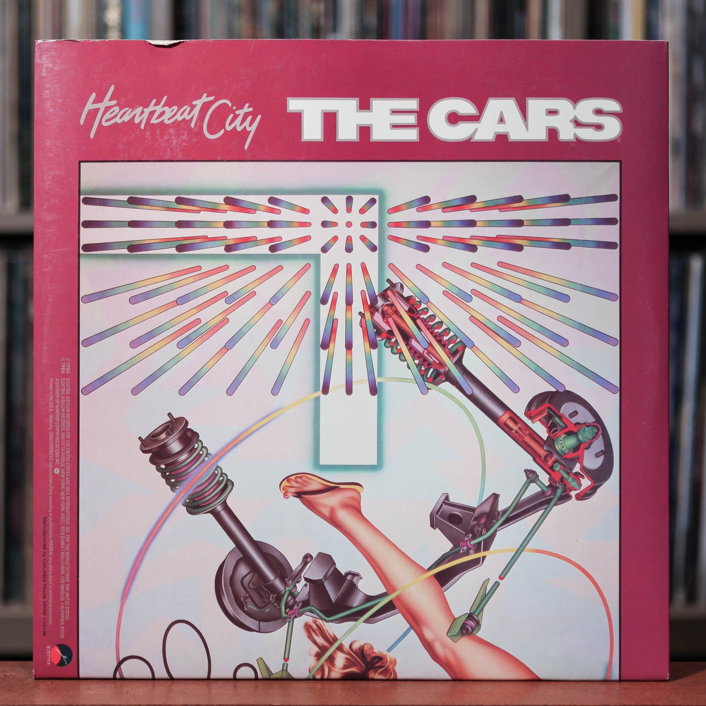 The Cars - Heartbeat City - 1984 Elektra, VG+/VG+
