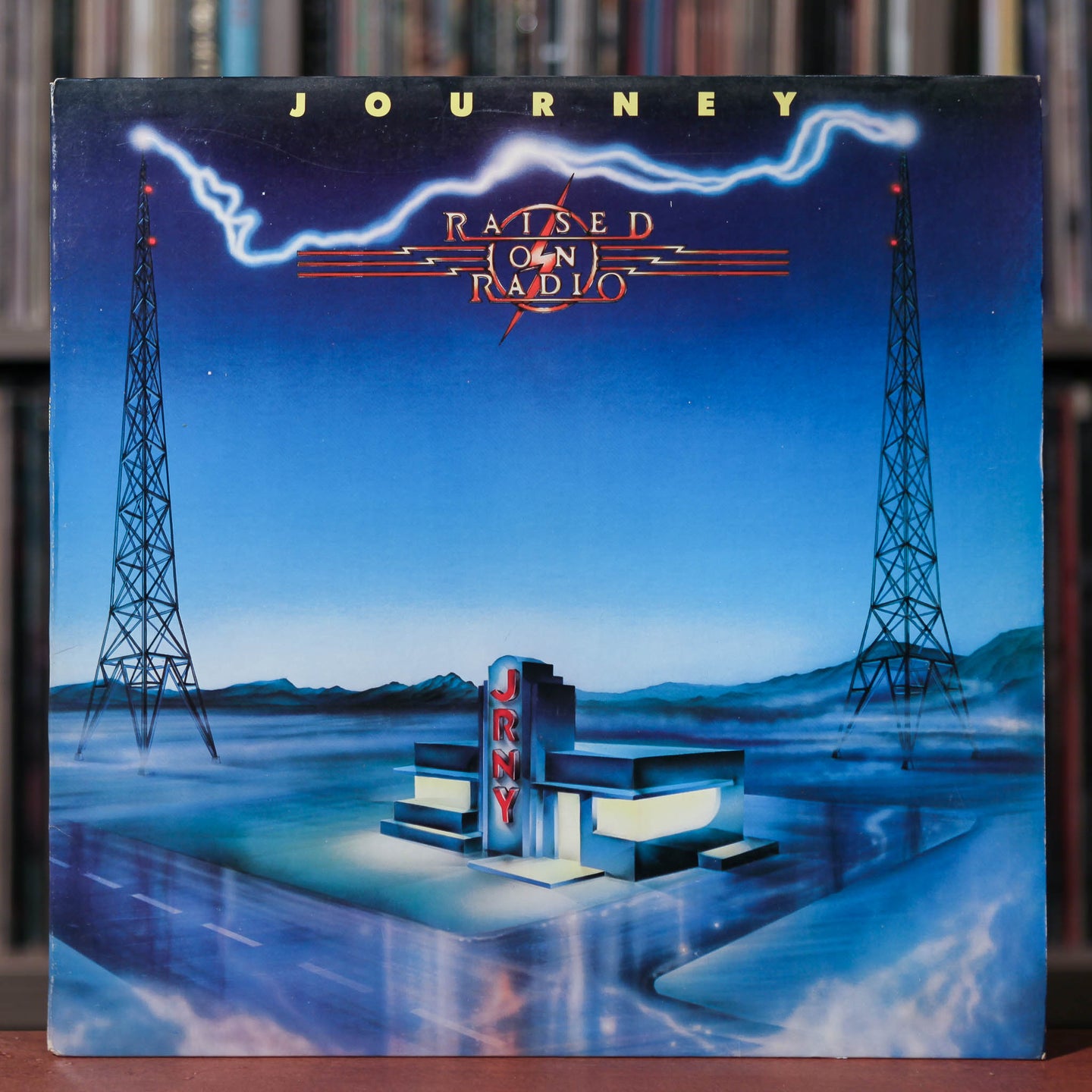 Journey - Raised On Radio - RARE PROMO - 1986 Columbia, EX/EX