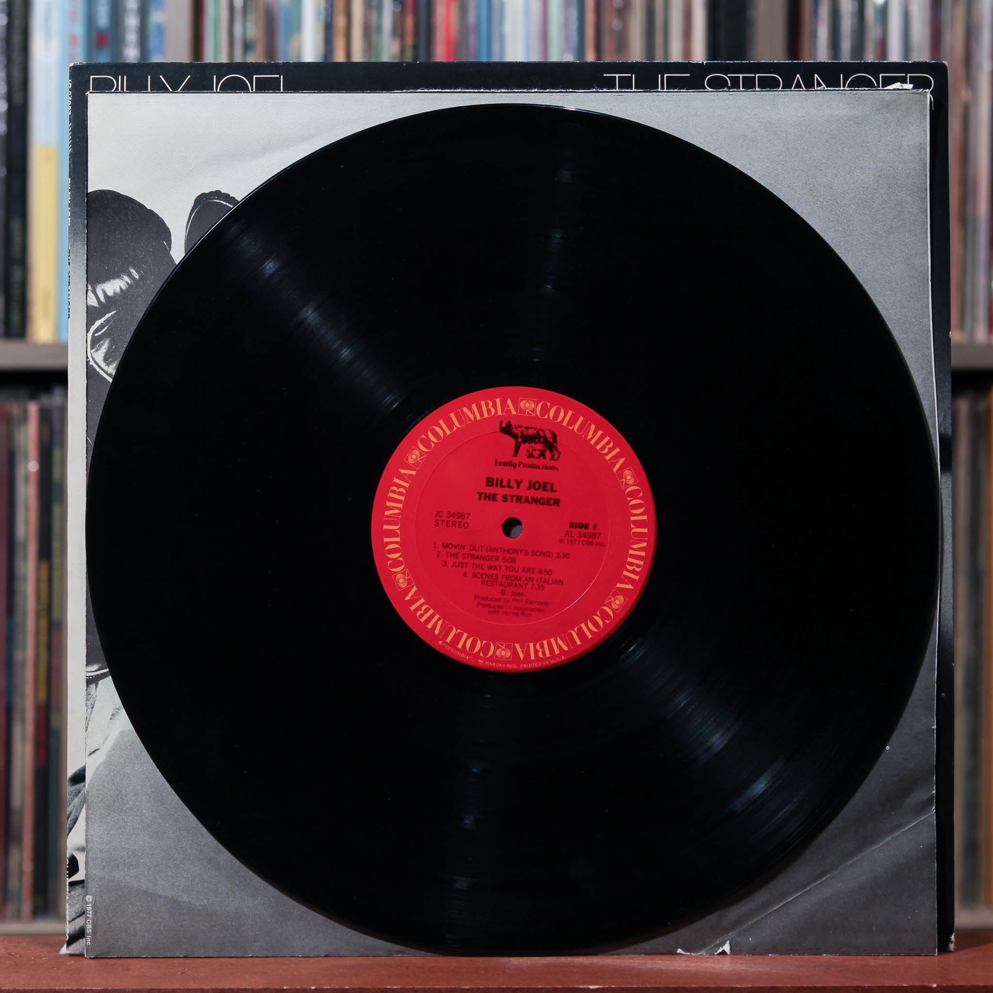 Billy Joel - The Stranger - 1977 Columbia, VG+/VG+