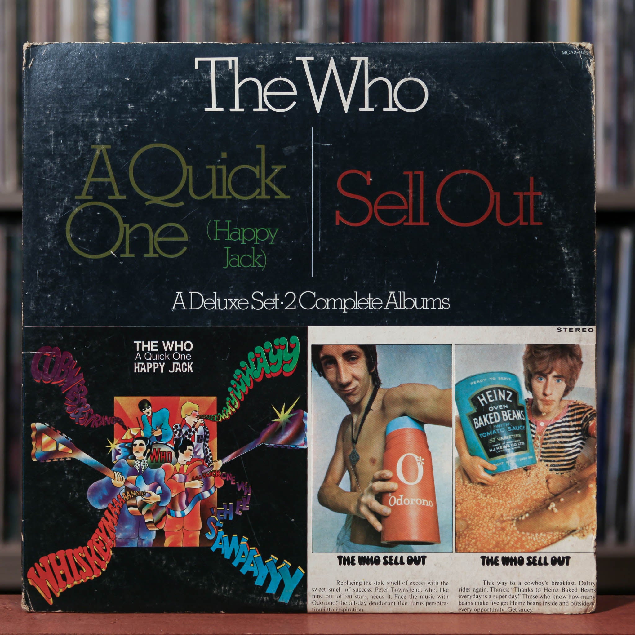 The Who - A Quick One (Happy Jack) / The Who Sell Out - 1980 MCA, VG/V