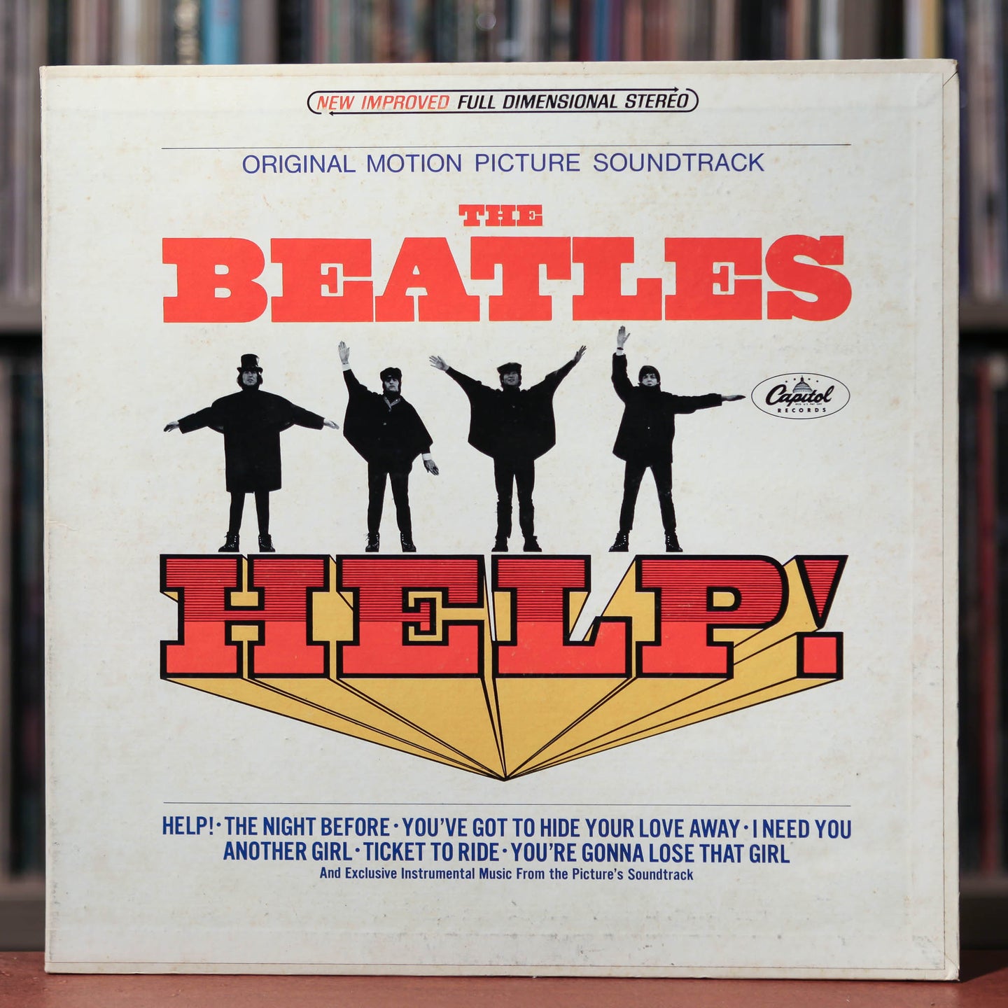 The Beatles - Help! - 1975 Capitol, VG+/VG