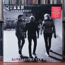 Load image into Gallery viewer, Queen + Adam Lambert - Live Around The World - Red Vinyl - 2LP - 2020 Hollywood, SEALED
