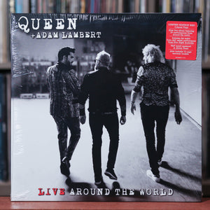 Queen + Adam Lambert - Live Around The World - Red Vinyl - 2LP - 2020 Hollywood, SEALED
