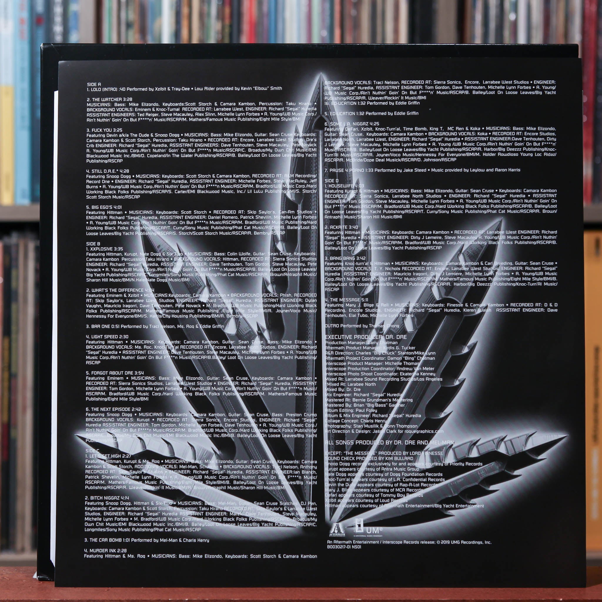 欧2LP Dr. Dre 2001 00602577656897 Aftermath Entertainm /00520 Dr. Dre - 2001 - 2LP 2019 Aftermath Entertainment, VG+/NM