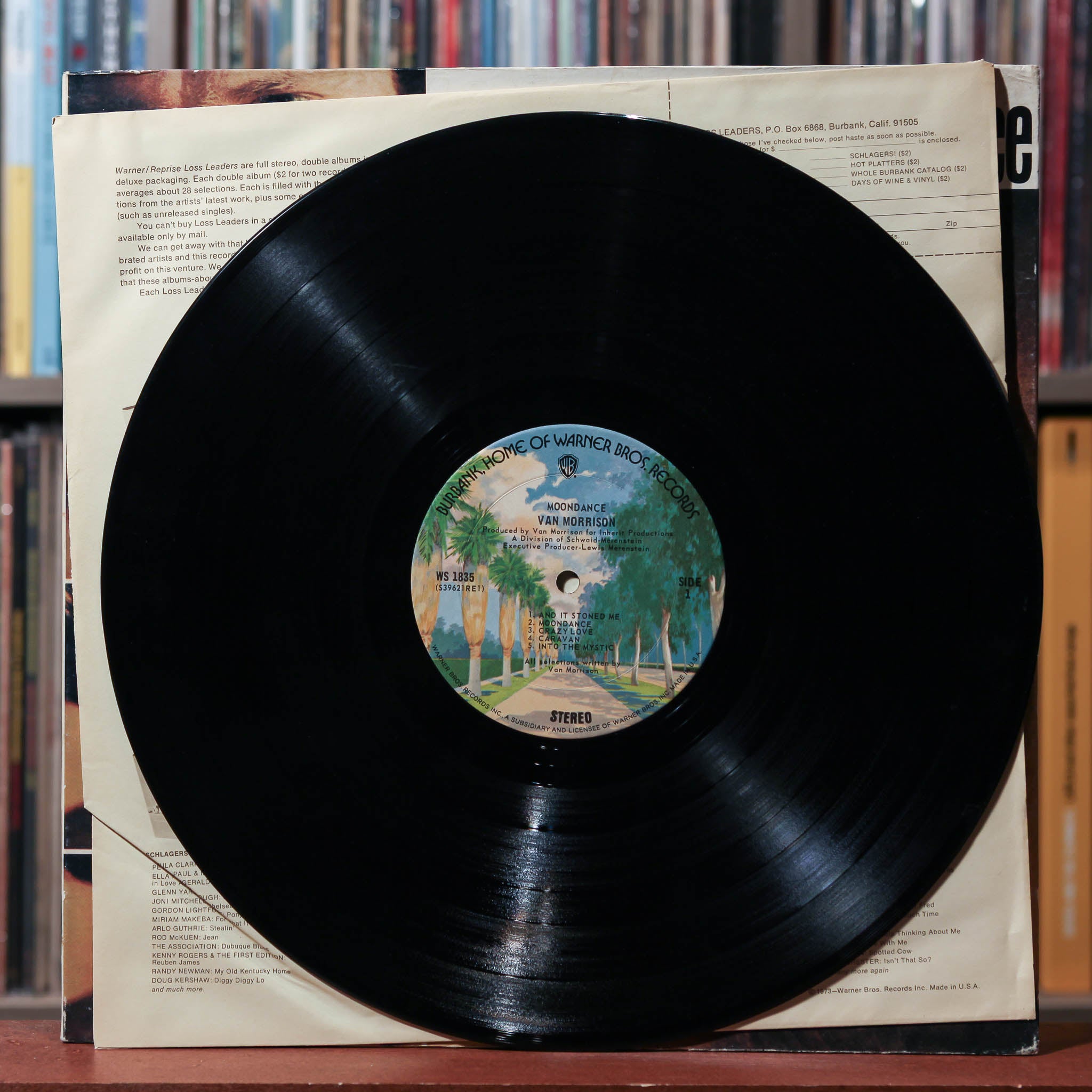 Van Morrison - Moondance - 1973 Warner Bros. Records, VG/VG