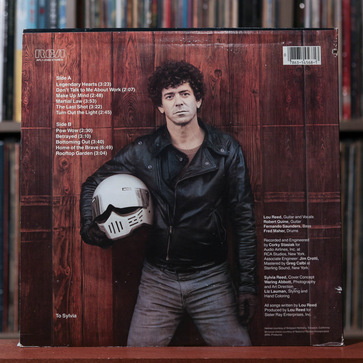 Lou Reed - Legendary Hearts - 1983 RCA Victor, VG+/VG+