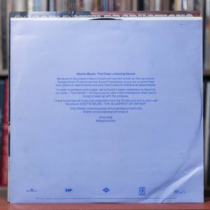 Boogie Down Productions - Ghetto Music: The Blueprint Of Hip Hop - 1989 Jive, EX/EX