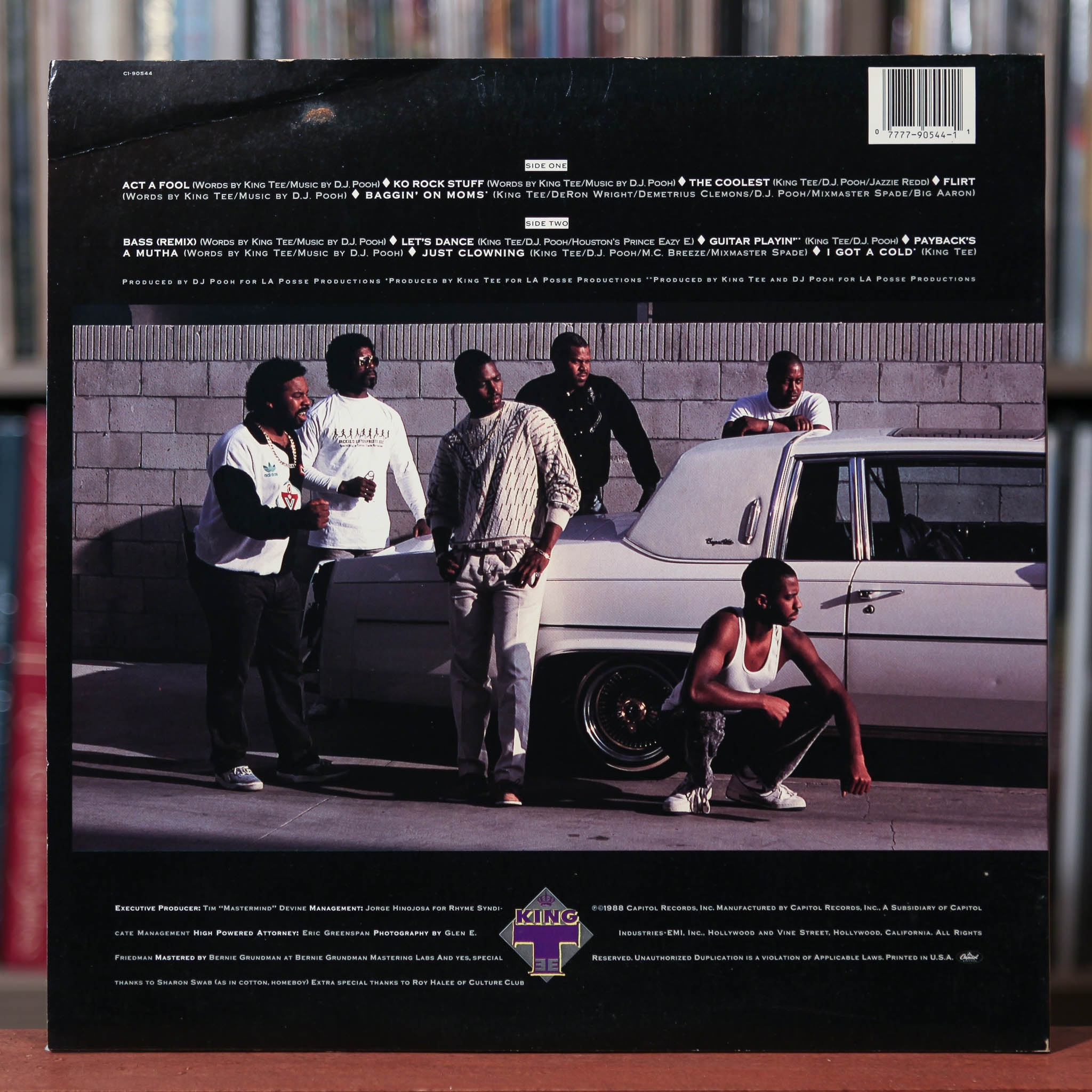 King Tee - Act A Fool - 1988 Capitol, EX/EX