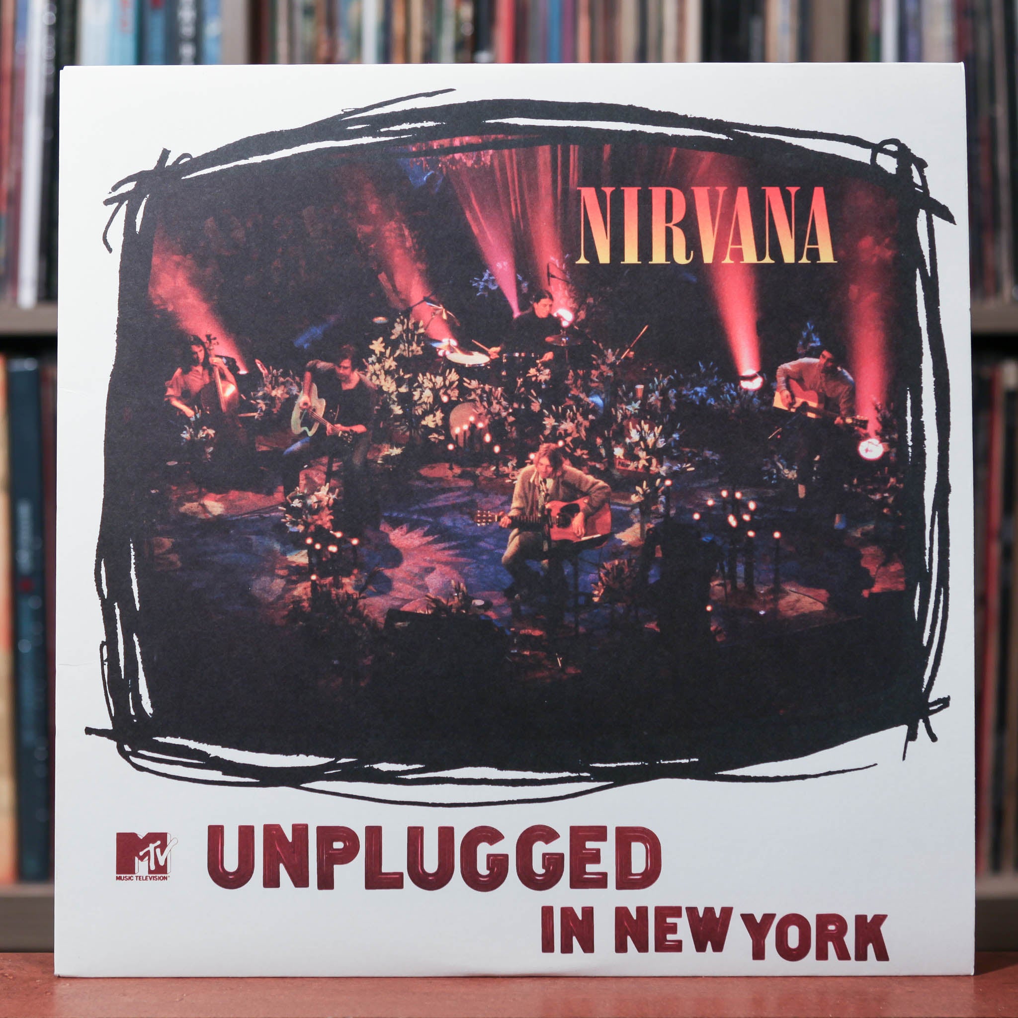 Nirvana - MTV Unplugged In New York - RED VINYL RARE - 2009 Original R