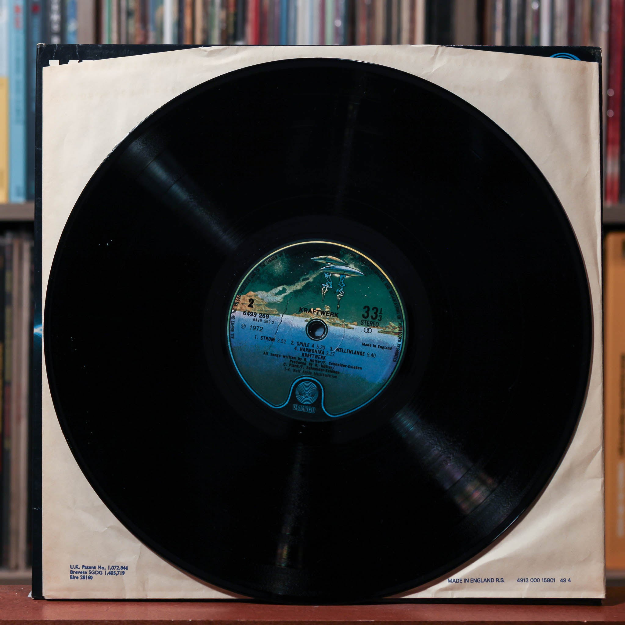 Kraftwerk - Kraftwerk - 2LP UK 1973 Vertigo, VG+/EX